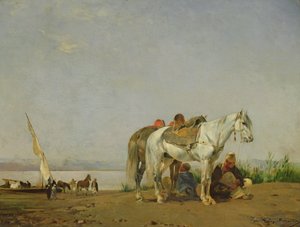 Aan de oever van de Nijl, 1871